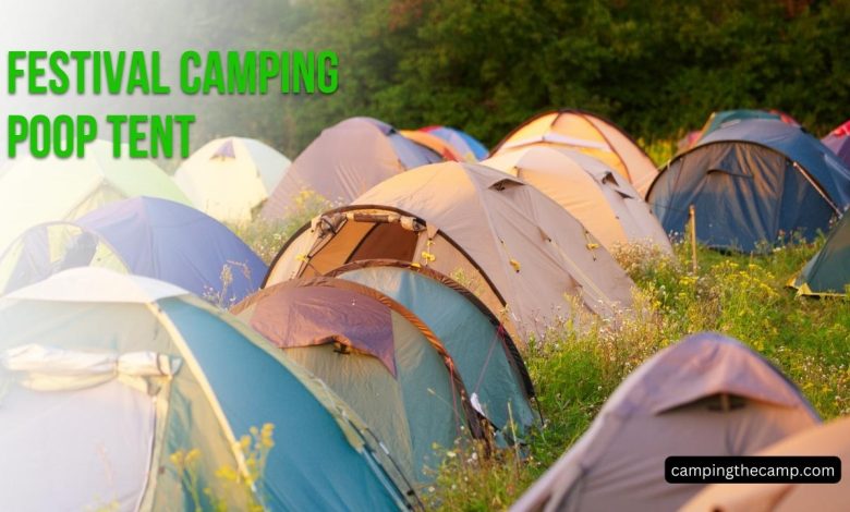 Festival Camping Poop Tent