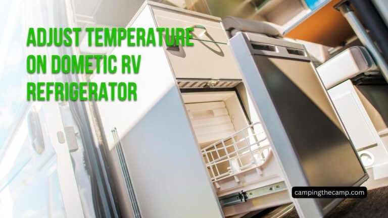 Adjust Temperature on Dometic RV Refrigerator